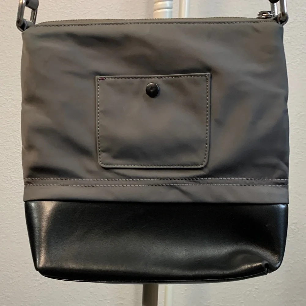 Lodis‎ Gray and Black Crossbody Bag
